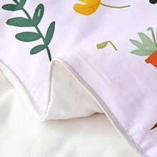 % Cotton Pink Dachshund Comforter Cover, Flower Floral Bedding Set, Kawaii Sausage Dog Duvet Cover, Lovely Puppy Quilt Cover, Soft Comfy, Dachshund Bedding - Purple - View 9