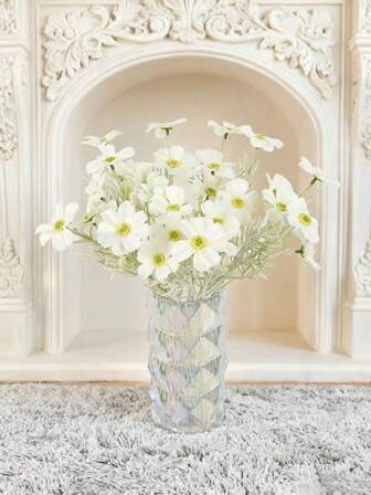 1/3 piezas Cosmos artificial de 17 pulgadas con tacto | Ramo de margaritas estilo bohemio para decoración de boda, hogar y festividades (resistente a la decoloración) Ramadán Kareem, Eid Mubarak, regalos de Ramadán Mubarak para mujeres, regalos para mamá, regalos, flores, estambres, DIY, decoración de habitaciones, decoración de dormitorios, plantas, decoraciones de boda, regalos para novia, caja de flores