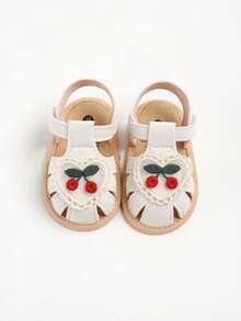 婴儿凉鞋 男婴女婴夏季连衣裙平底鞋沙滩凉鞋 新生儿学步鞋 学步鞋 0-3个月 6-12个月 12-18个月 - 白色 - 查看 8