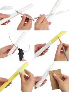 20块/10块/8块/1块/2块/4块/6块 5.51英寸 x 3.14英寸 x 1.77英寸 - 干湿两用花泥砖，绿色聚苯乙烯泡沫块，适用于插花、植物装饰和工艺品制作，春季花卉和工艺品项目，绿色花泥，高吸水性，适合婚礼餐桌中心装饰或生日花园花卉布置 - 彩色 - 查看 11