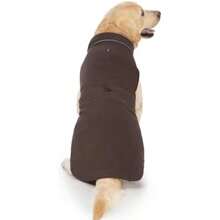 Chaleco Polar para Perro, Suéter Cálido, Chaqueta Polar, Abrigos de Invierno con Ropa Reflectante para Clima Frío(Brown XL) - Multicolor - Ver 6