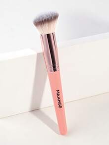 MAANGE 1 pieza Pincel de maquillaje de viaje ultra suave, aplicación eficaz, pincel cosmético profesional, pincel de base, pincel facial, pincel de polvos, pincel de rubor, pincel corrector, pincel de detalle para maquillaje diario en el rostro, accesorio de belleza para mezclar, regalo para mujeres y niñas - Multicolor - Ver 2