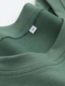 Winter Clothes For WomenWomen's Casual MAMA Letter Print Sweatshirt - Vibrant Pink With Bold Black Graphic, Round Neck Long Sleeve, Machine Washable SpringFall Comfort Pullover, Ladies Sweatshirts, Spring Fall Clothing, Relaxed Fit Top, Soft Texture ApparelLoose And Comfortablewinter Clothes For Women Christmas Outfit Women - 橄欖綠 - 查看 4