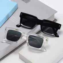 1pc Punk Style Solid Color Wrap Around Fashion Glasses - Cycling Glasses, Retro Cat Eye Fashion Glasses For Outdoor Sports, Suitable For Men & Women - Multicolor - View 10