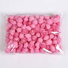 150PCS Heads Artificial Foam Flowers Bouquet MINI Teddy Bear Of Roses DIY Wreath Material Candy Box Accessories Home Wedding Decoration Bride Wrist Flower Chest Flower Headflower Material Valentine's Day New Year Decoration Birthday Party Cake Accessories - 150Pcs - View 9
