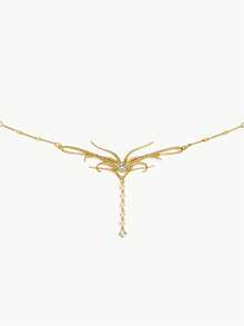 1 chiếc dây đeo eo đính đá lấp lánh gợi cảm, dây đeo bikini tối giản thời trang dành cho nữ. - Vàng - Xem 2