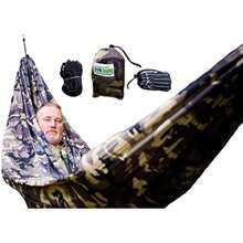 Trek Light Gear Hamaca Doble de Nailon para Uso Aire Libre(Camuflaje Doble + Kit de cuerda) - Multicolor - Ver 2