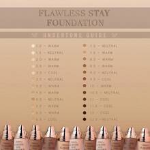 Beauty Creations Base Liquida Maquillaje Bauty Creations Original Flawless Stay Foundation - 6.5 - Ver 6