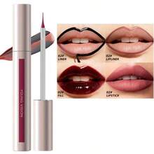 YOUNG VISION 1支哑光尖头可撕式唇釉唇线笔，持久不晕染，防水防汗，不沾杯，裸色，唇线笔，唇釉，日常、圣诞节、节日、派对唇妆 - 彩色 - 查看 15