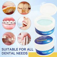 清真认证 FATAZEN 竹炭薄荷牙齿美白粉 - 即刻去除日常咖啡渍/清洁牙齿，婚前美白及笑容护理 | 24 小时牙釉质保护，清新口气 + 天然配方 - 淺藍色 - 查看 9