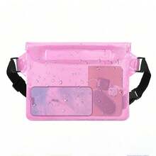 5/3/1pc 大容量防水手机袋，三层密封触摸屏防水手机腰包，适合游泳、漂流和潜水防水手机收纳袋 - 确保手机存放干燥防水手机壳，沙滩必需品，沙滩配件，泳池浮球 - 彩色 - 查看 17