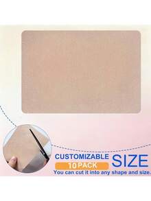 10pcs Tattoo Cover Up Patches For Covering Tattoos Scars Birthmarks, Ultra-Thin Tattoo Cover Up Tape For Light Skin Tone, Breathable & Waterproof & Sweat-Resistant Skin Tapes For Women Men - Brown - View 5