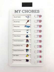 Children's Self-Regulation Message Book, Punched Card Memo, Student Checklist Planner Board, Daily To-Do List