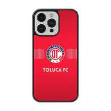 Funda Case Para Celular Diseño de "Club Toluca" Diablos Rojos Futbol Soccer Deportes MX Aesthetic Laterales Negro - Negro - Ver 1