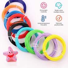 PLA Printing Filament, Diameter 1.75mm, PLA 3D Printing Replacement Refill For 3D Printing Pen DIY Doodle Painting Creation - Multicolor - View 7