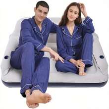 Ultralight Inflatable Sleeping Mat With Built- In Foot Pump, Durable Compact Air Mattress With Backrest For Camping, Backpacking, Hiking, Tent Trap Traveling - PVC - View 9