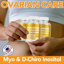 MEGNETA Myo-Inositol Supplement - Ovarian Care For Hormone Balance | Menstrual Cycle Support | 15-Day Supply | Myo-Inositol, D-Chiro Inosito & Ashwagandha | Soy Isoflavones Complex | Promotes Healthy Ovulation, 120 Caps - Three bottles - The best option - 查看 3