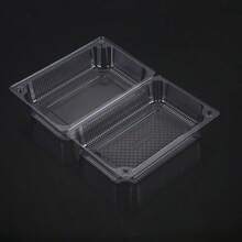 50pcs Thickened Disposable Pastry Storage Boxes Odorless Clear Refrigerator Containers Ideal For Home Bakery Restaurant Dessert Food Storage And Organization - 透明 - 查看 6