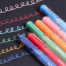 This 6-Piece Set Of Colored Gel Pen Planner Pens Features Fine Nibs For Comfortable Grip And Smooth Writing. It Is Perfect For Painting, Doodling, Handicrafts, Diaries, Planning Books, And Note-Taking - Sức sống và sự ấm áp - Xem 4
