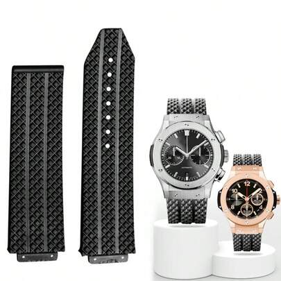 NEW 24mm Silicone Watch Band Wrist Straps Replacement & Tool