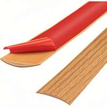 2米/78.74英寸自粘乙烯基覆膜装饰过渡条，易于安装，适用于家居装饰 - 彩色 - 查看 17