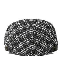 Retro Forward Hat Newsboy Cap Unisex Berets Men's Plaid Beret - Classic - View 4