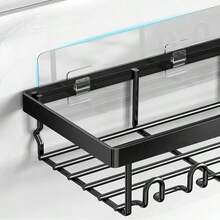 1PC Wall-Mounted Shower Caddy Hanging Portable Corner Shower Caddy Shower Shelf For Inside Shower Bathroom Organizers And Storage Bathroom Shower Shelves Accessories Bathroom Decor - 1Pc - View 10