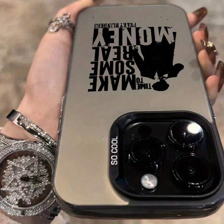 a la UE (DE y ES) Funda protectora para iPhone 17 S22-S26 Diseño de patrón popular y elegante Funda de teléfono adecuada para iPhone 16 15 14 13 12 11 Plus Pro Max - Diseño de moda creativo, adecuada para hombres y mujeres, regalo para amigos, familia, novio, novia, regalo de vacaciones, protección completa anti-caídas, accesorios de teléfono (6) - Plateado - Ver 1
