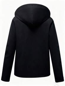 女士长款连帽雨衣，轻便休闲雨衣，全拉链徒步夹克，女士户外防风外套，薄款，春夏款