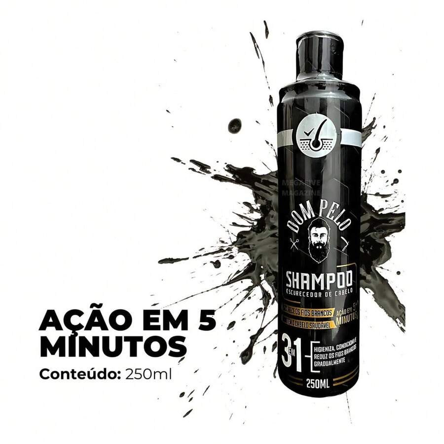 Shampoo For Darkening White And Gray Hair 250ml - Nhiều màu - Xem 1