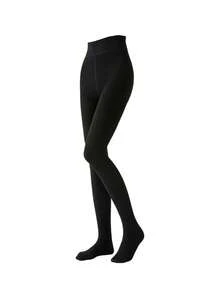 1条300克灰色竖条纹踩脚裤，女士保暖内衬，秋冬季塑形紧身打底裤 - 300克 - 查看 15