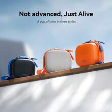 TELESIN DisAdv 便携式迷你收纳包，适用于 GoPro HERO/Ace Pro/OSMO Action/360 相机，防水硬壳旅行收纳包，适用于运动相机及配件，橙色