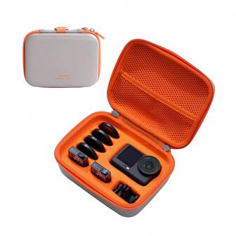  Bolsa de almacenamiento para cámara de acción TELESIN DisAdv para Osmo Action 6 5pro 4, caja protectora impermeable, bolsa de accesorios