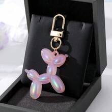 1pc Bling Kawaii Cartoon Animal Couple Keychains Key Ring For Women Men New Colorful Cute Pet Bag Car Holder  Box Jewelry - 彩色 - 查看 12