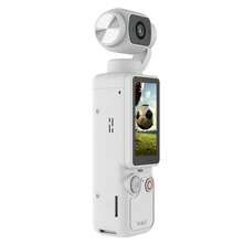 W&O Portable Handheld Digital Camera, 1 Megapixel Resolution, 16x Digital Zoom, 4K Video Recording, 180° Rotating Lens, With Flash, Supports Night Shooting, Autofocus, Landscape/Portrait Modes, Supports 32GB Memory Cards, 2000mAh Battery-An Ideal Gift For Halloween And Christmas,Valentine's Day Gifts, And A Must-Have For Outdoor Travel.,Valentine's Day Gift - Máy ảnh cầm tay di động màu trắng - Xem 10