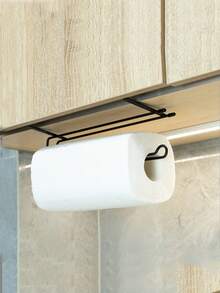 حامل ورق التواليت الخشبي الريفي الريفي مع رف - تصميم أنابيب صناعي، رف ورق حمام مثبت على الحائط - متعدد الألوان - مشاهدة 4