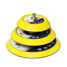 2 almohadillas para orejas de respaldo de gancho y bucle de 3 pulgadas de 5/16 a 24 hilos, almohadilla de lijado angular, accesorios de pulido de lijado - 3''-2 piezas - Ver 5