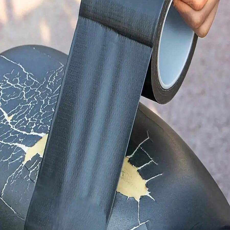 1 Roll 0.05m*5m Of Cushion Repair Tape, Sofa Repair Patch, Artificial Leather Electric Car Seat Cushion Repair Kit, Strong Self-Adhesive Sofa Sticker, Self-Adhesive Artificial Leather Repair Tape, Suitable For Sofas, Car Seats, Handbags, Jackets, Furniture, Shoes, It Can Be Used As A First Patch, In The Form Of Leather Patch For DIY Use - 彩色 - 查看 1