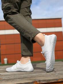 Men's Barefoot Shoes, Five Finger Shoes, Fitness Shoes, Trekking Shoes, Water Sports & Hiking Shoes - White - View 4