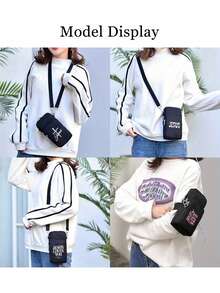 耶稣主题迷你户外运动手提包钱包，带耳机插孔、手机包、臂包、零钱包、单肩包、女士斜挎手机包，配有可调节肩带和多拉链立式钱包，适合跑步、徒步、骑行等户外运动、健身活动，也是馈赠亲友、家人、圣诞节、感恩节、生日、新年礼物的理想之选。 - 彩色 - 查看 8