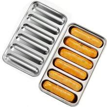 Stainless Steel Sausage Mold - 6-Cavity Non-Stick Hot Dog Maker For Homemade Sausages, Oven & Steamer Use (Dishwasher ) - 1 cái - Xem 2