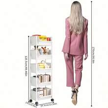 Multifunctional Storage Organizer, Space-Saving Floor-Standing Shelf Suitable For Kitchens, Entryways, And Homes - Holds Books, Shoes, Tableware, Cookware, Open Shelving, Sturdy Structure, Multi-Tiered Unit Design, Durable Construction, Shoe Rack, Under-Bed Storage. - Nhiều màu - Xem 7