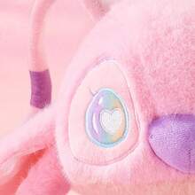 Miniso 1件迪士尼史迪奇系列新款中国风梦幻天使坐姿摆件（甜香） - 传统与现代设计的融合 - 粉色 - 查看 5