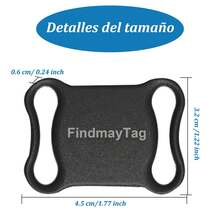 ANTSAY Localizador GPS Impermeable para Gatos y perros,Collar Rastreador GPS para Mascotas,Búsqueda Inteligente en la APP para la Localización de la Mascota,Alcance Ilimitado e Historial de Ubicaciones. - Negro - Ver 5