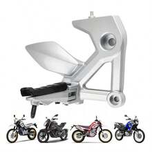 Pie delantero derecho para motocicleta, color negro, compatible con Italika 250z/250sz - Negro - Ver 1