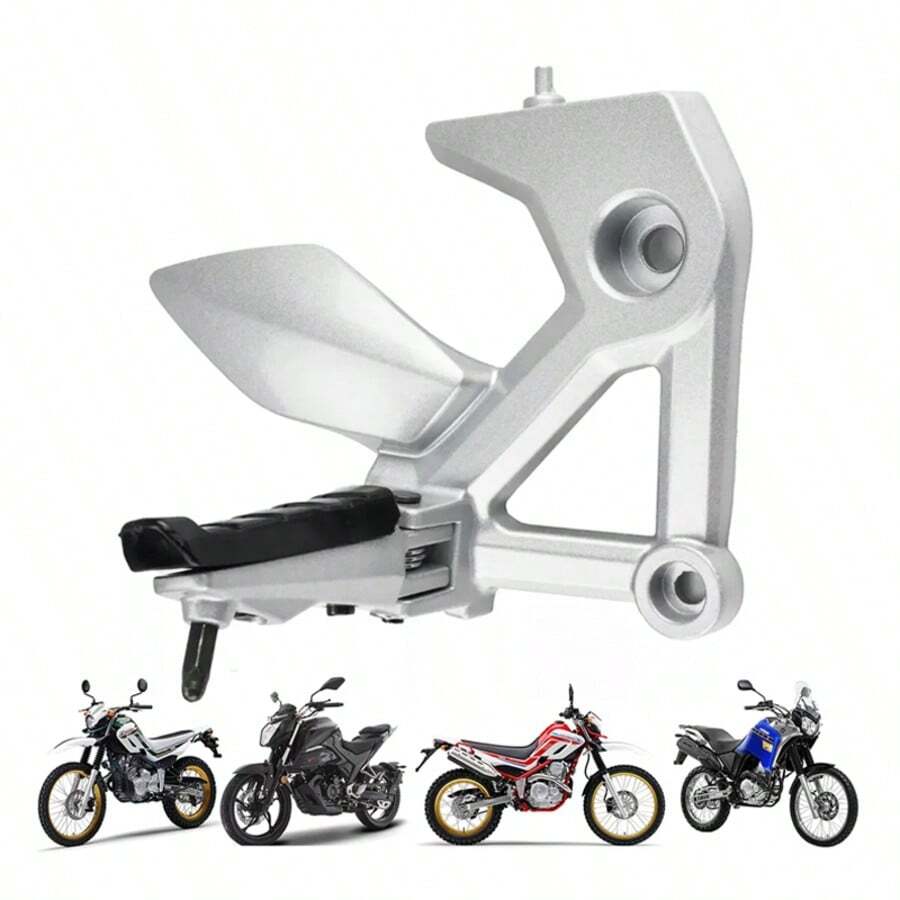Pie delantero derecho para motocicleta, color negro, compatible con Italika 250z/250sz - Negro - Ver 1