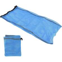 Keenso Bolsa de Red de Buceo, Bolsa de cordón de Buceo Bolsa de Material de Malla de Nylon portátil Bolsa de Buceo Bolsa de Buceo para Deportes acuáticos Snorkel(11 * 8 * 4cm-Negro) Buceo - 1 - Ver 2