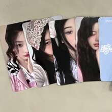 KPOP Girl Group Photo Card Set, Handmade LOMO Collector Cards, KPOP Fan Merchandise Decoration, Wonhee, Minju, Iroha Photo Cards - Multicolor - View 5