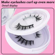 2 Pairs Cartoon Eye Makeup Magnetic False Eyelashes With Applicator, Reusable, Waterproof, No Glue Needed, Wet Look Lashes - Comic wet eyelashes - View 7