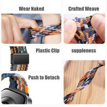 Magnetic Nylon Braided Single-Loop Watch Band For Huawei Watch Fit 4/4 Pro; Silicone Watch Band For Huawei Watch Fit 3; Wristband For Huawei Watch Fit 3 - Fit3/4/4Pro - View 4